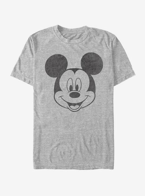 Disney Mickey Mouse Mickey Face T-Shirt - GREY | Hot Topic