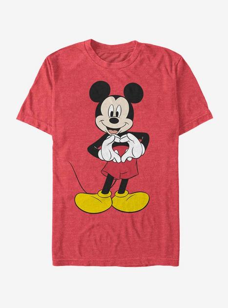 Disney Mickey Mouse Mickey Love T-Shirt - RED | Hot Topic