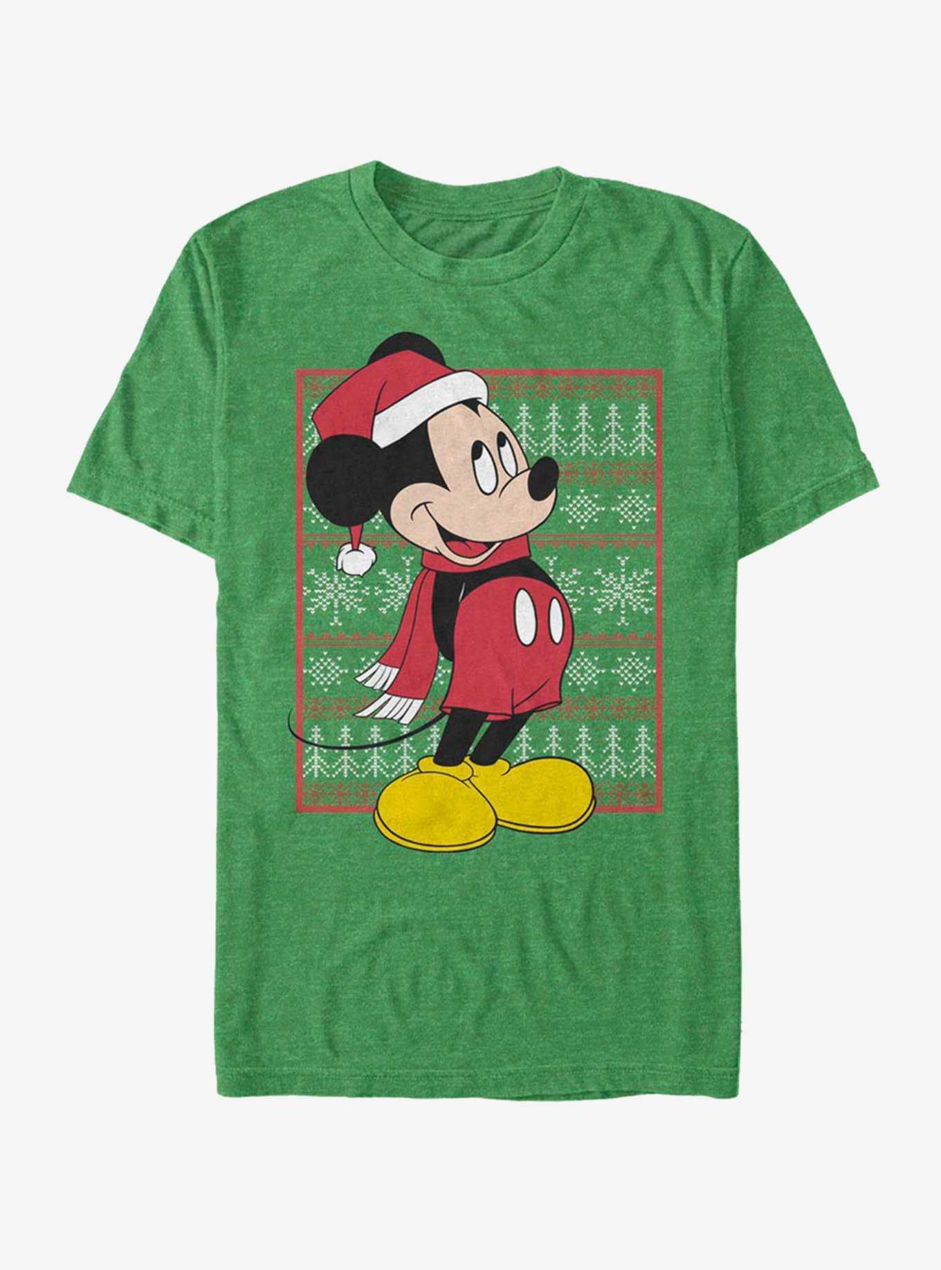 Disney Mickey Mouse Holiday Mickey Ugly Sweater T-Shirt, , hi-res