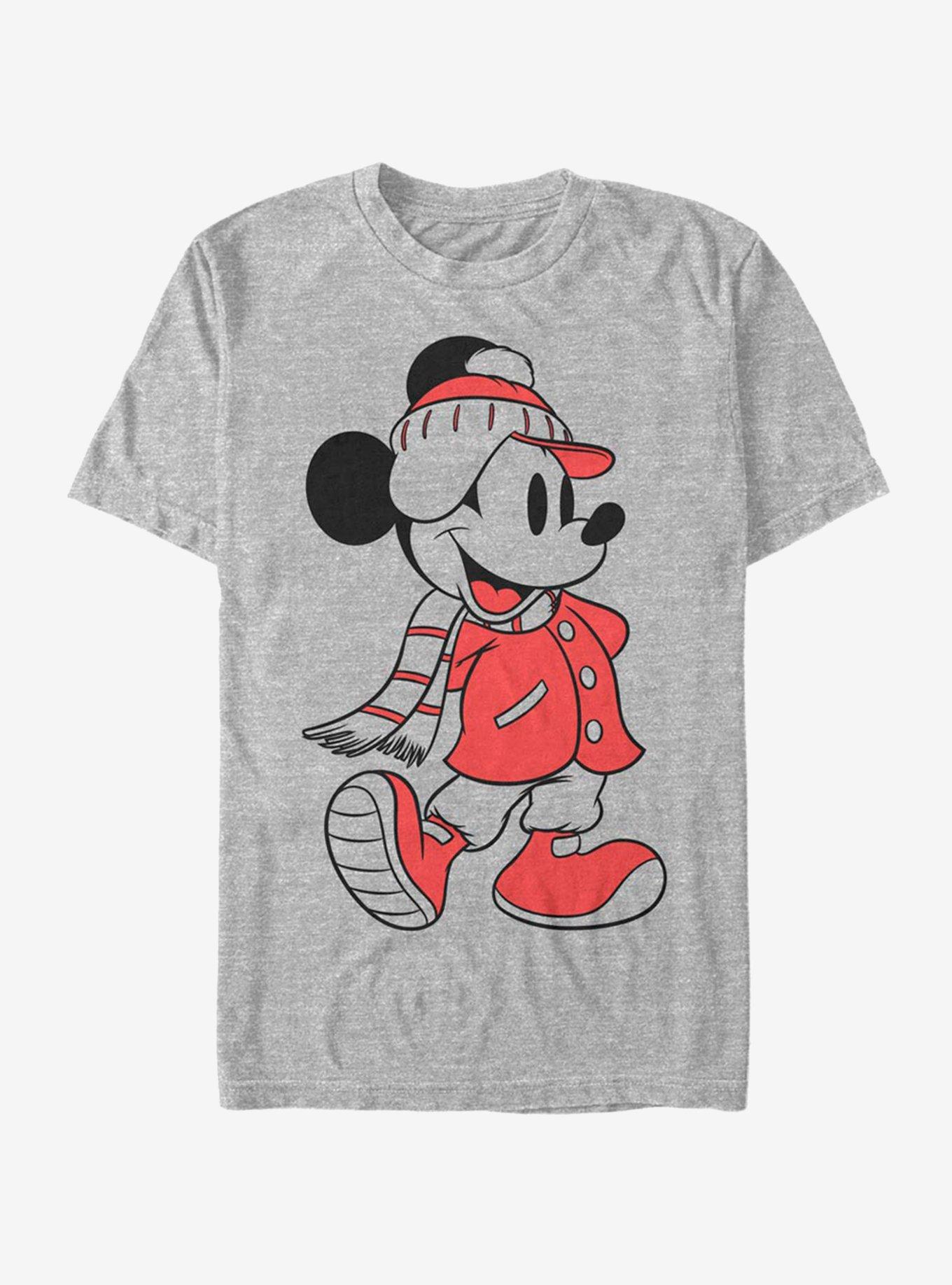 Disney Mickey Mouse Holiday Mickey Winter Fill T-Shirt, , hi-res