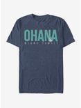 Disney Lilo & Stitch Ohana Bold T-Shirt, NAVY HTR, hi-res