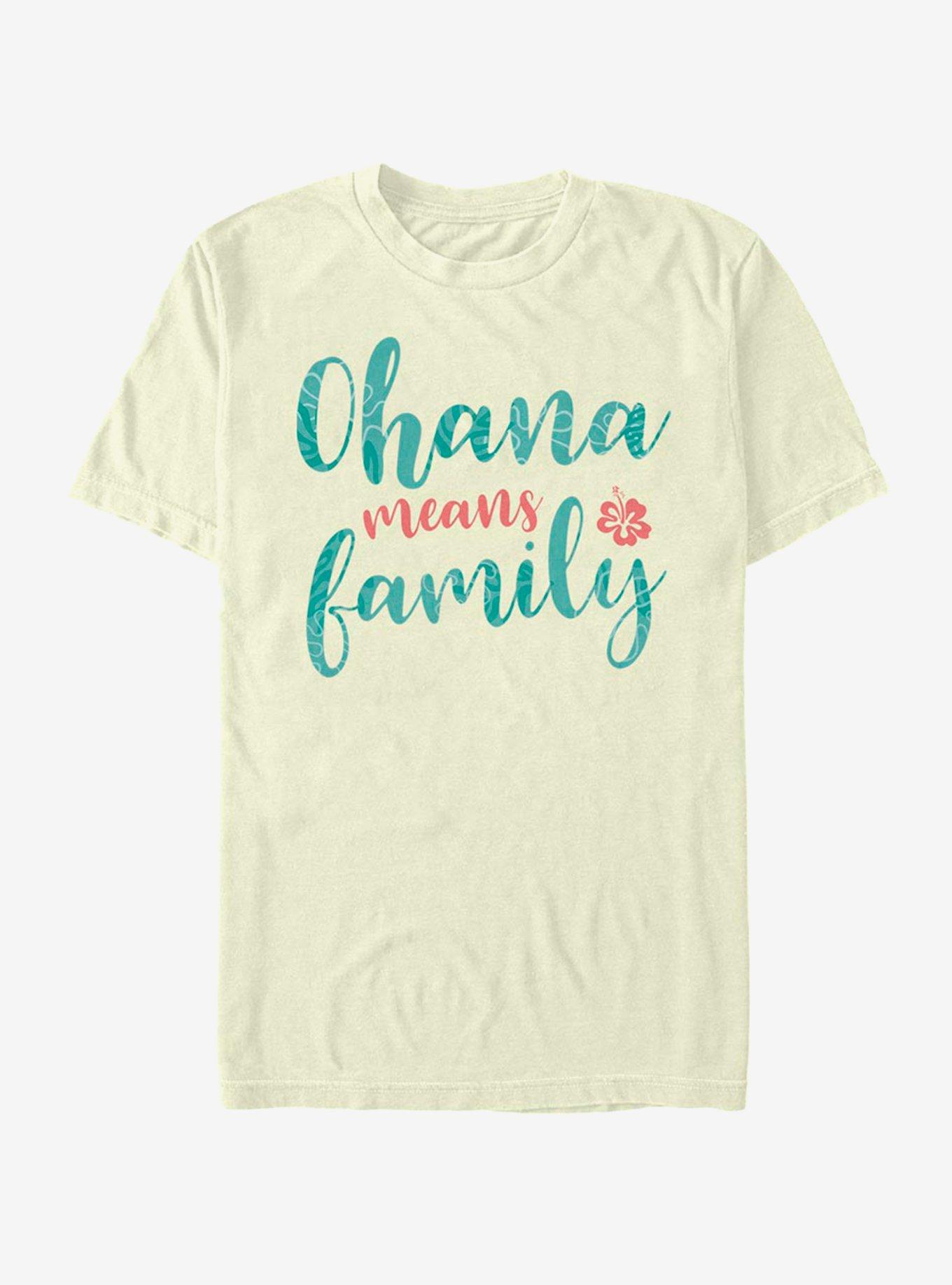 Disney Lilo & Stitch Ohana Script T-Shirt, , hi-res