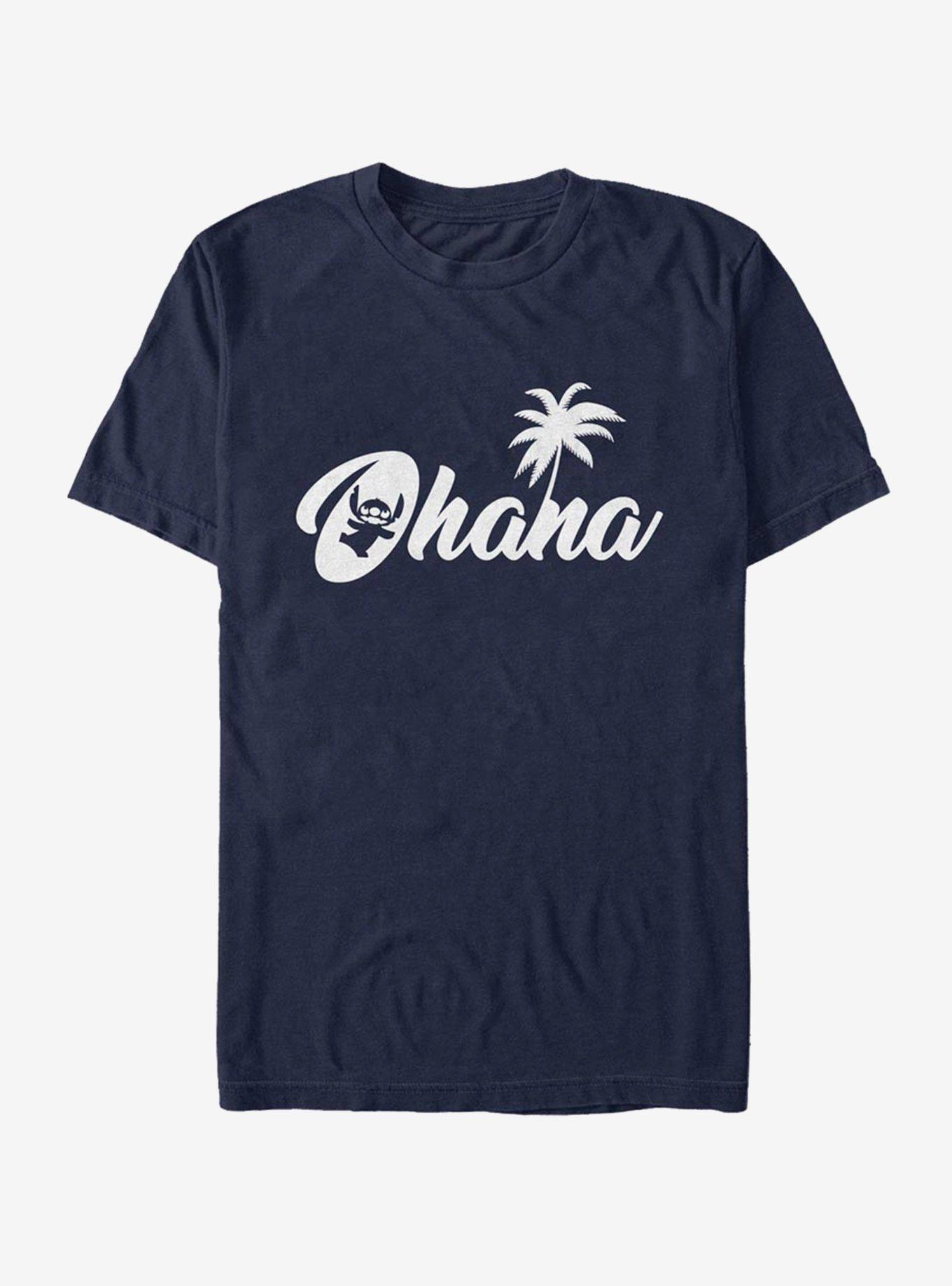 Disney Lilo & Stitch Stitch Sillhouette Ohana T-Shirt, , hi-res