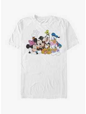 Disney Mickey Mouse Group T-Shirt, WHITE, hi-res