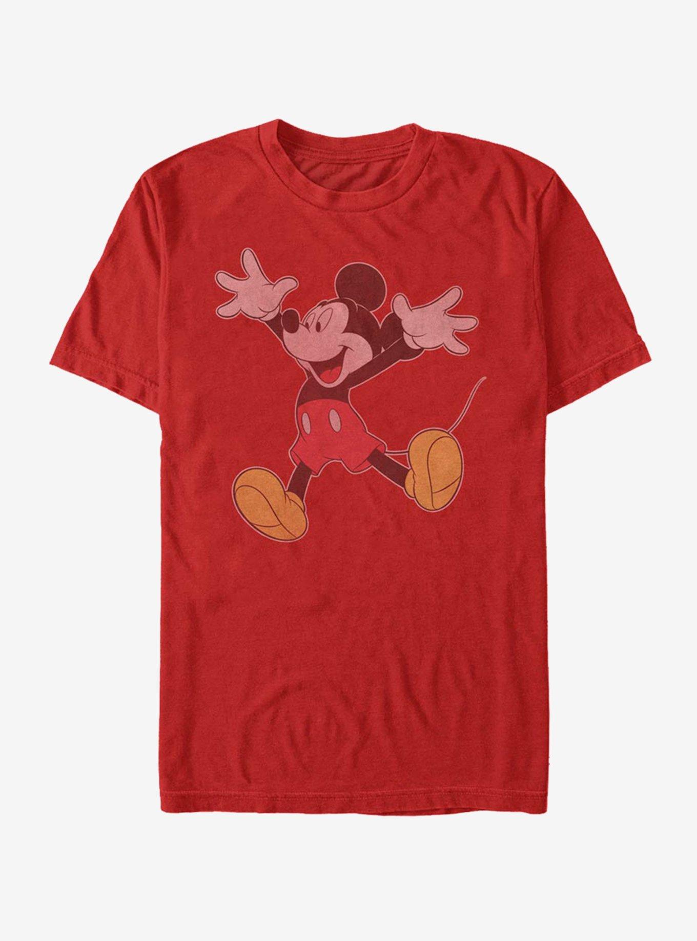 Disney Mickey Mouse Mickey Jump T-Shirt, RED, hi-res