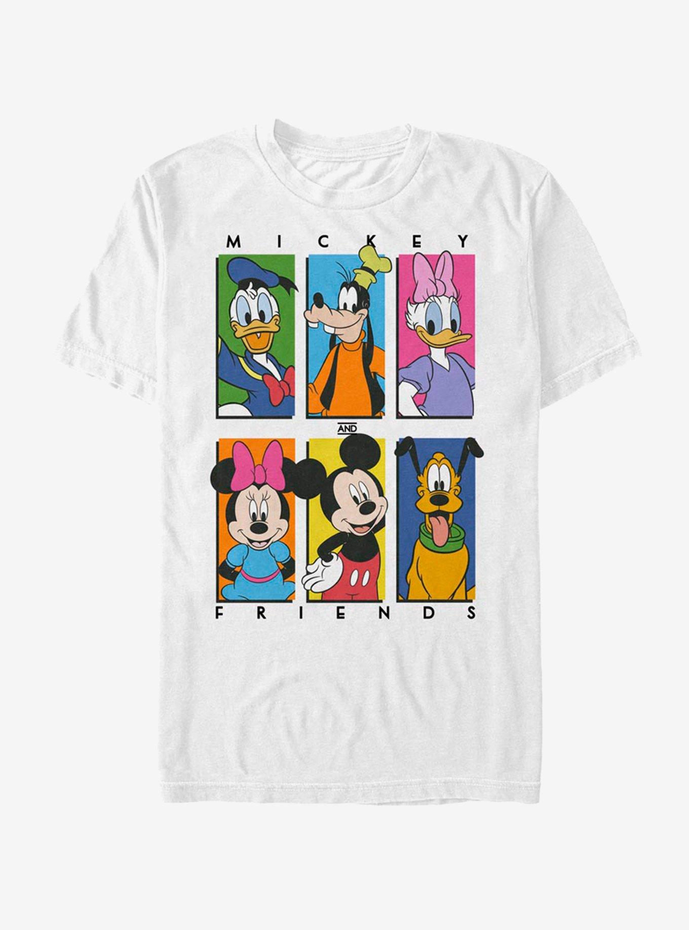 Disney Mickey Mouse Six Up T-Shirt - WHITE | Hot Topic