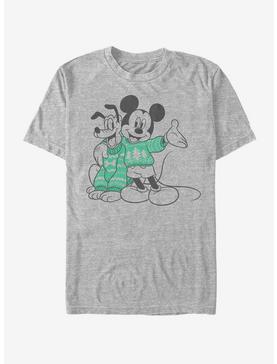 Disney Mickey Mouse Holiday Sweater Pals T-Shirt, , hi-res