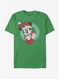 Disney Mickey Mouse Holiday Vintage Mickey Wreath T-Shirt, KEL HTR, hi-res