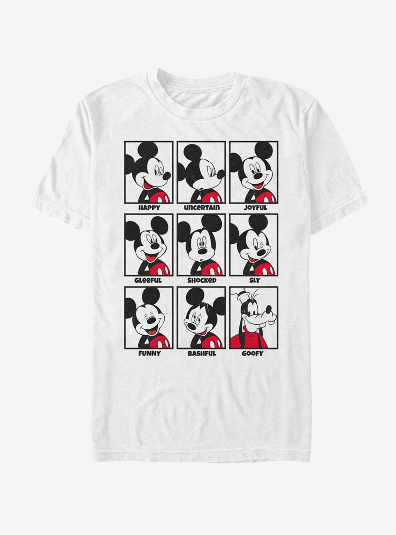 Disney Mickey Mouse Mickey Mood T-Shirt, WHITE, hi-res