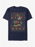 Disney Mickey Mouse Holiday Vintage Mickey Sweater T-Shirt, NAVY, hi-res