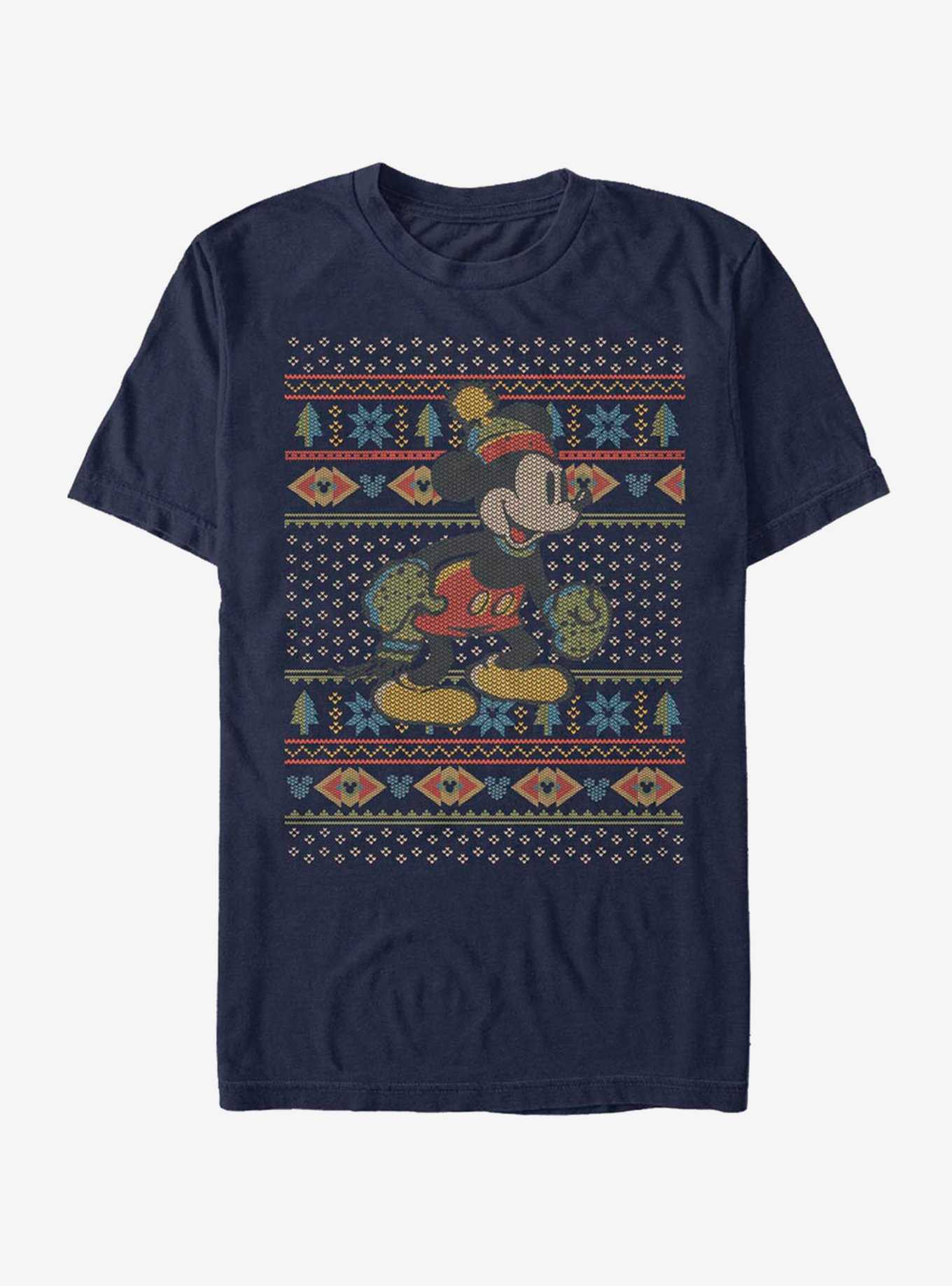 Disney Mickey Mouse Holiday Vintage Mickey Sweater T-Shirt, , hi-res
