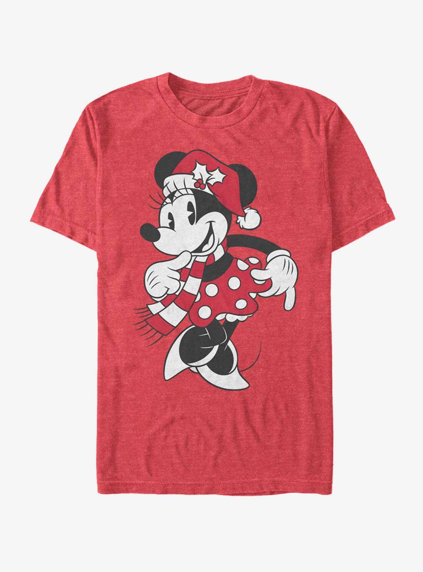 Disney Minnie Mouse Holiday Minnie Hat T-Shirt, , hi-res