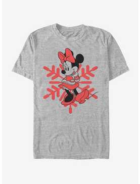Disney Minnie Mouse Holiday Snowflake T-Shirt, , hi-res