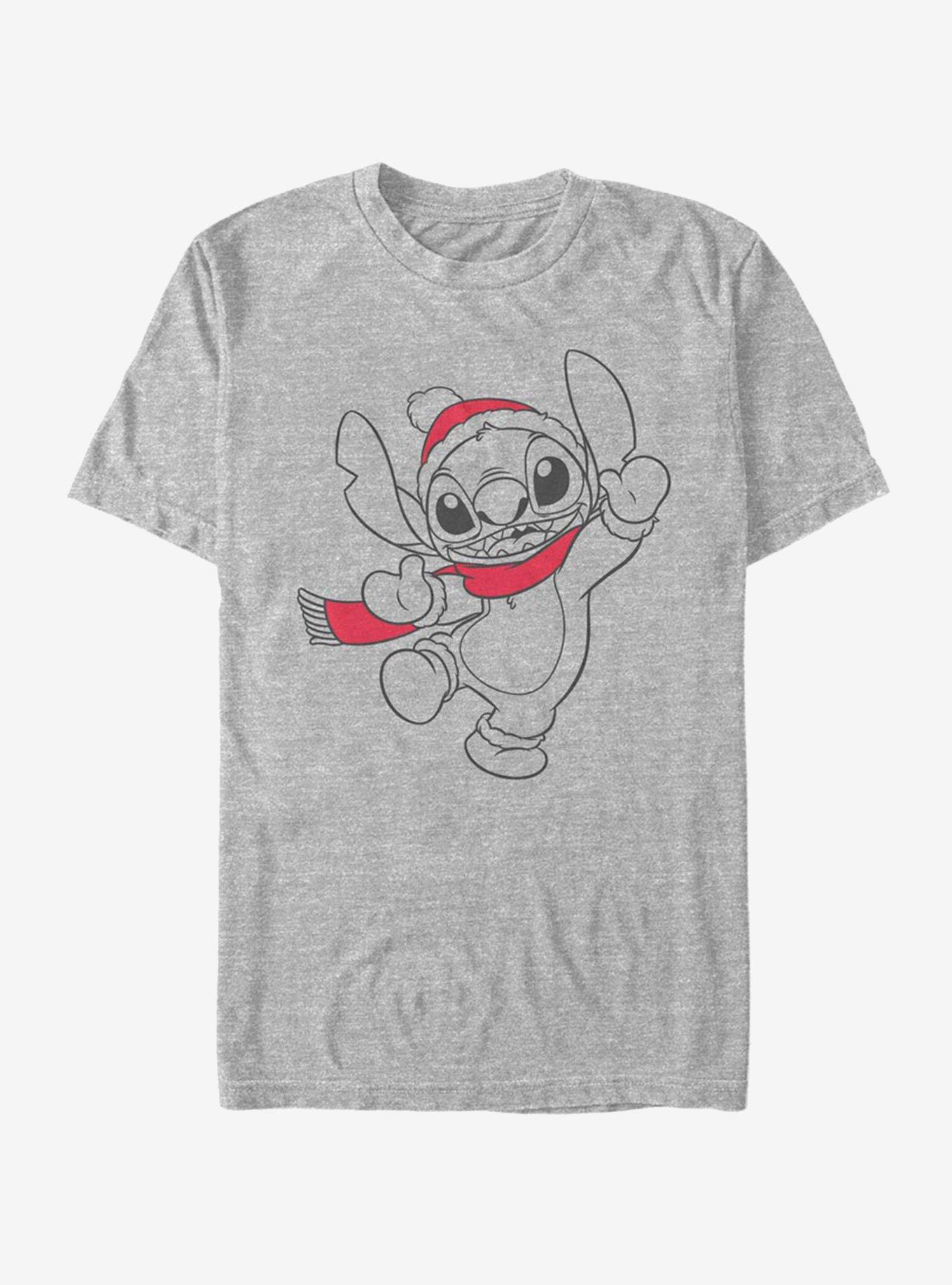Disney Lilo & Stitch Holiday Stitch T-Shirt, ATH HTR, hi-res
