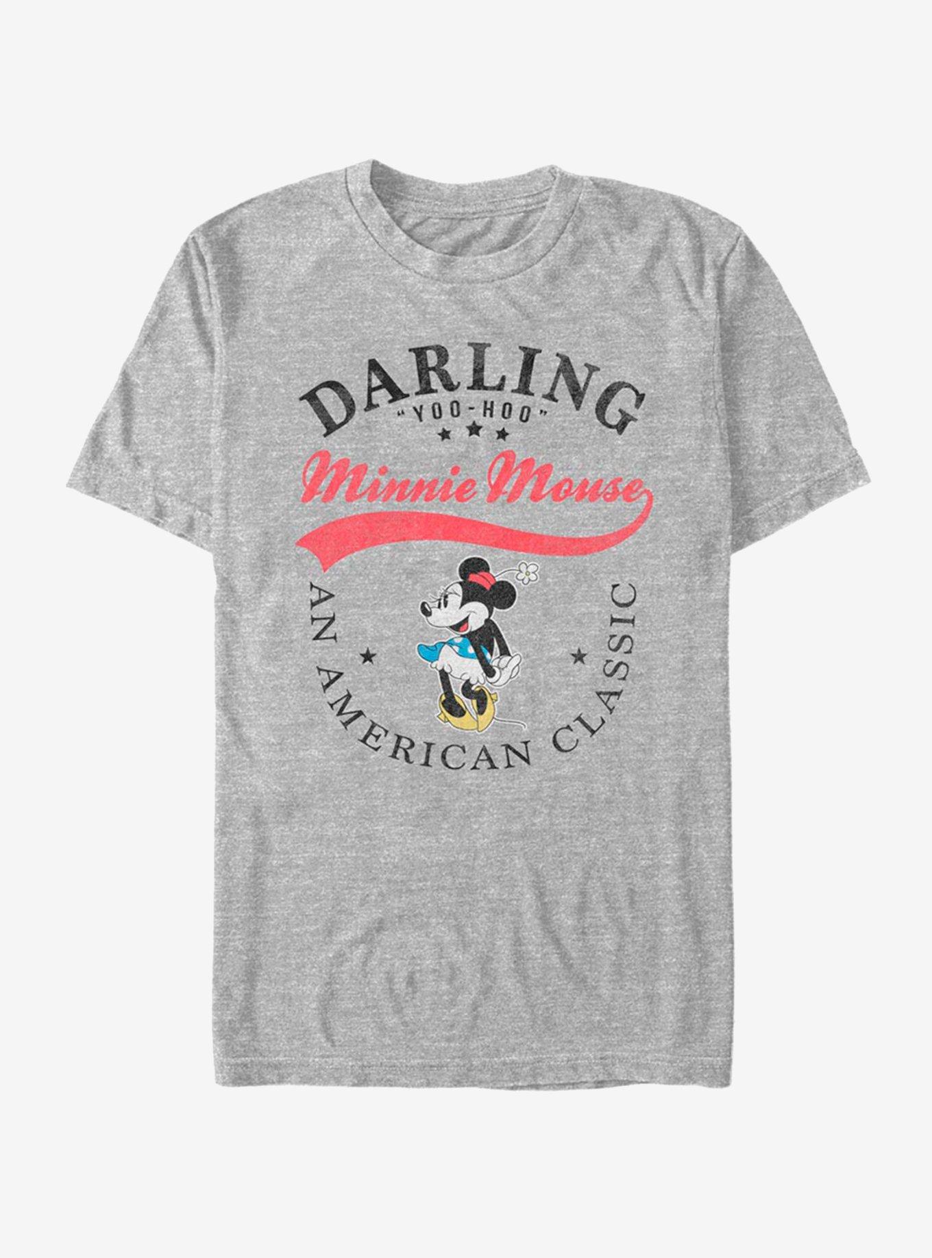Disney Minnie Mouse Darling Minnie T-Shirt, ATH HTR, hi-res