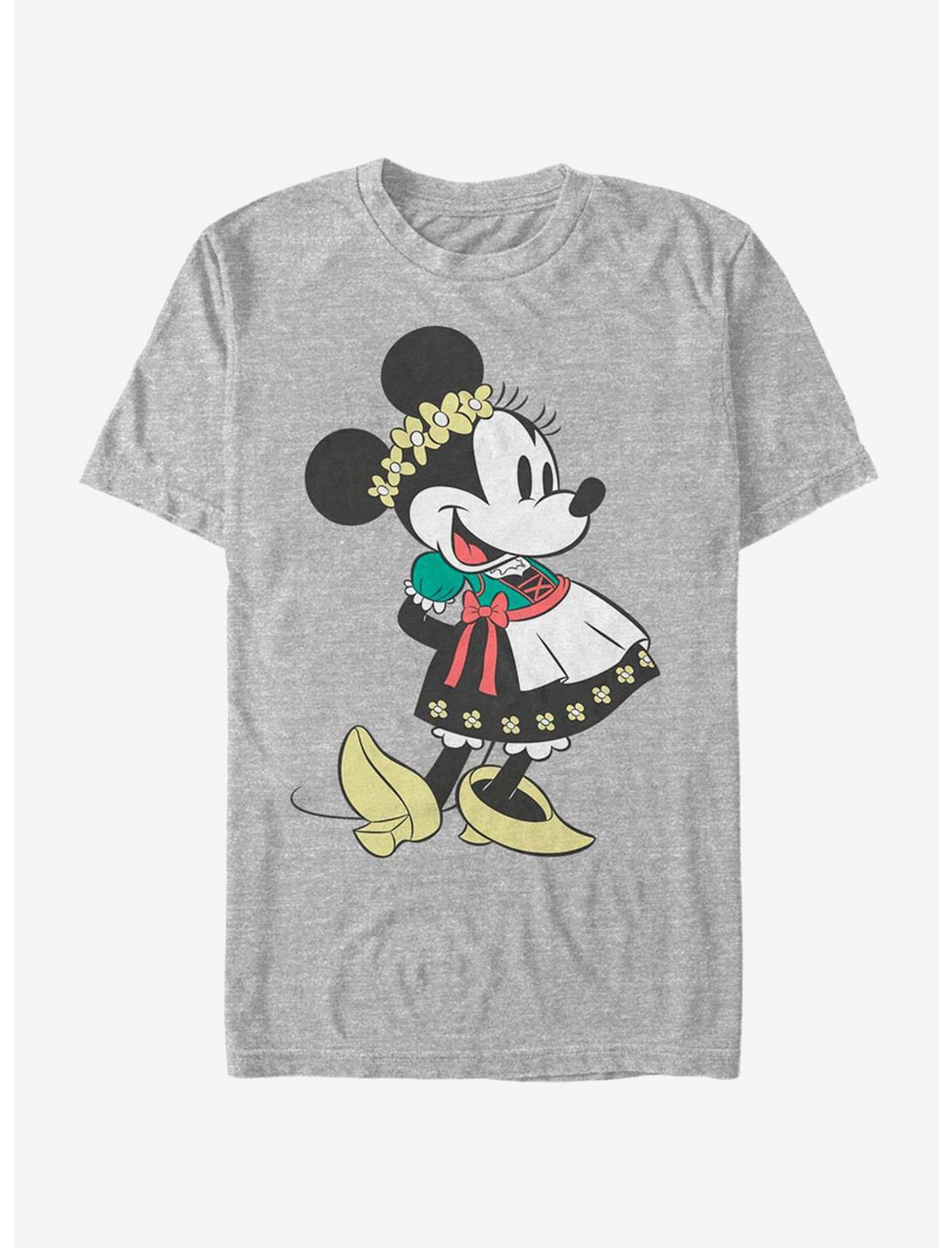 Disney Minnie Mouse Dirndl T-Shirt, ATH HTR, hi-res