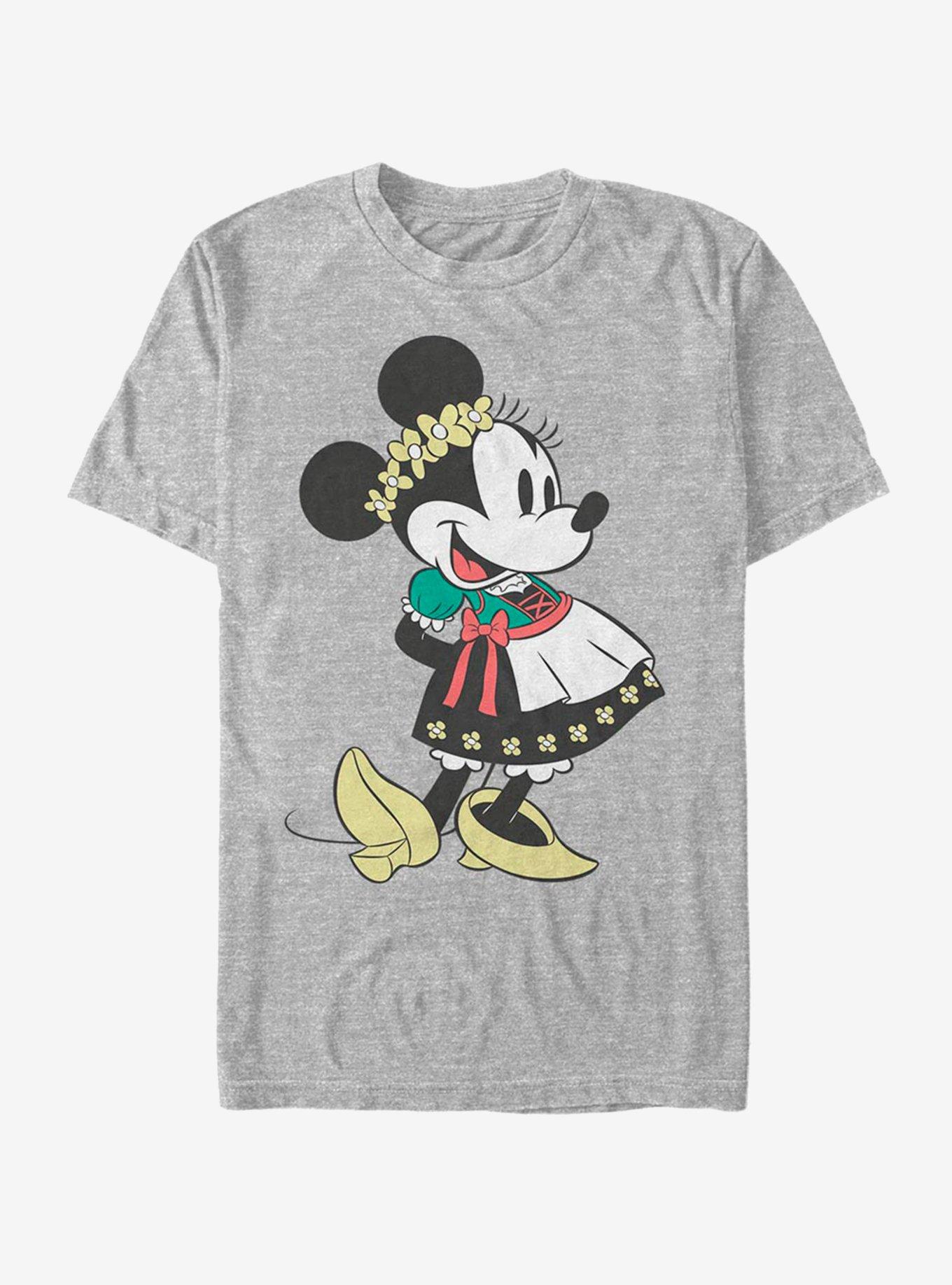 Disney Minnie Mouse Dirndl T-Shirt, ATH HTR, hi-res