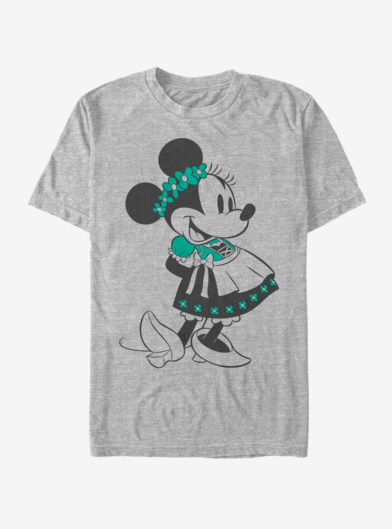 Disney Minnie Mouse Dirndl Vintage T-Shirt, ATH HTR, hi-res