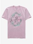 Studio Ghibli Howl's Moving Castle Turnip-Head Floral Women's T-Shirt - BoxLunch Exclusive, BLUE, hi-res