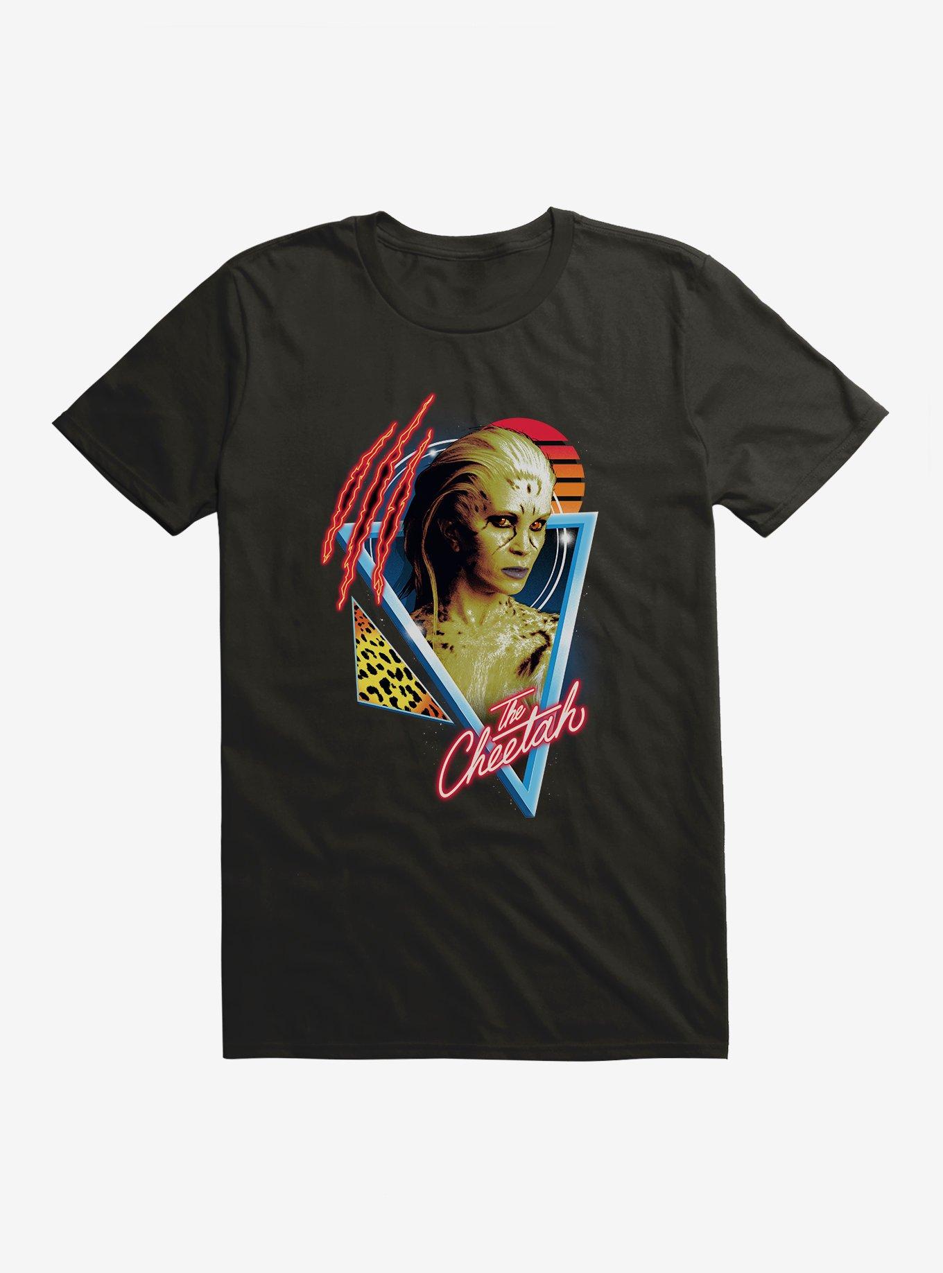 DC Comics Wonder Woman 1984 Geometric Cheetah T-Shirt, BLACK, hi-res