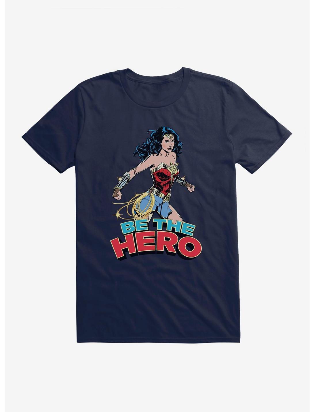 DC Comics Wonder Woman 1984 Hero In Action T-Shirt, MIDNIGHT NAVY, hi-res
