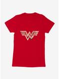 DC Comics Wonder Woman 1984 Gold Logo Womens T-Shirt, RED, hi-res