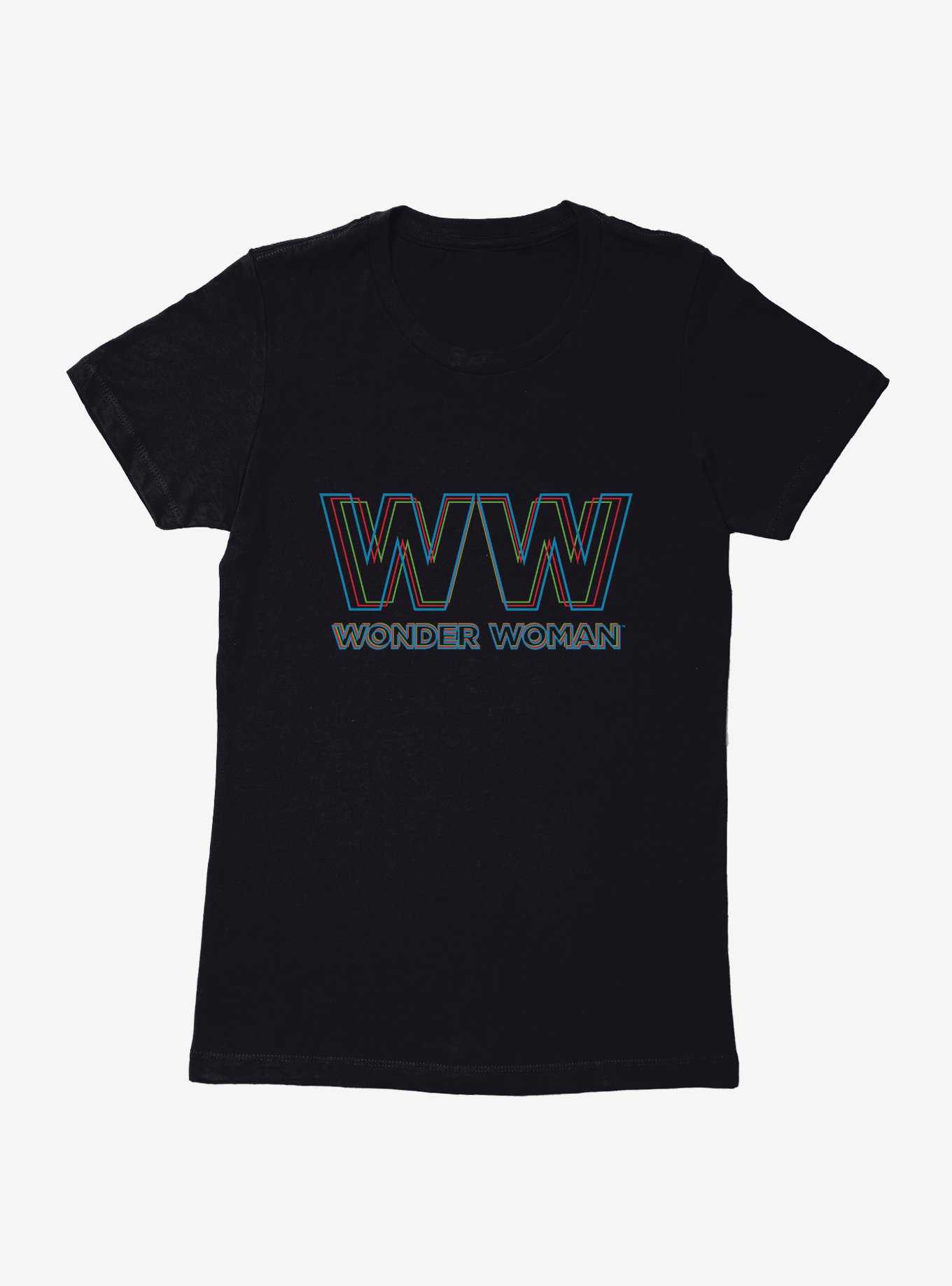 DC Comics Wonder Woman 1984 Double Logo Womens T-Shirt, , hi-res