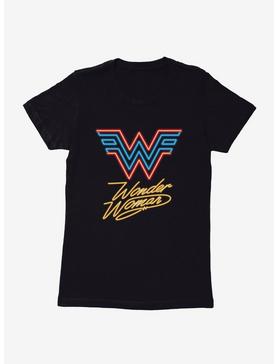 DC Comics Wonder Woman 1984 Neon Lights Logo Womens T-Shirt, , hi-res