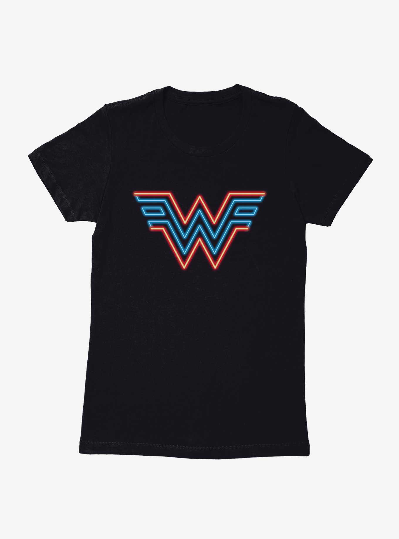 DC Comics Wonder Woman 1984 Neon Logo Womens T-Shirt, , hi-res