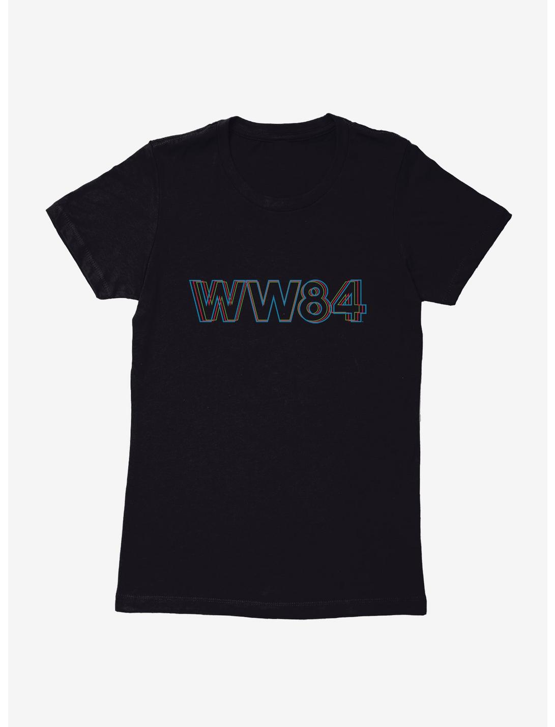 DC Comics Wonder Woman 1984 Graphic Logo Womens T-Shirt, BLACK, hi-res
