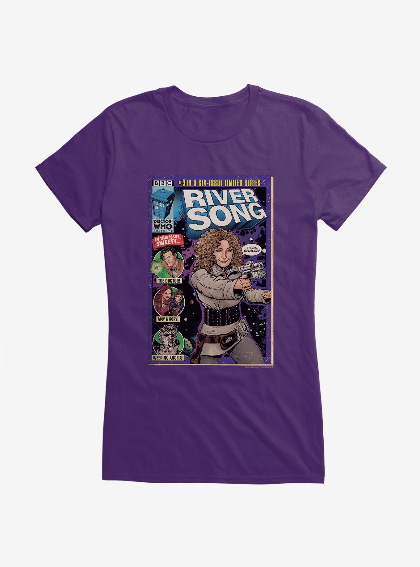 Doctor Who River Song Comic Girls T-Shirt, , hi-res