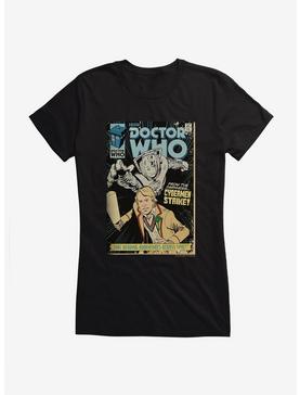 Doctor Who Fifth Doctor Cybermen Comic Girls T-Shirt, , hi-res