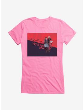 Doctor Who Twelfth Doctor And Clara Help People Comic Girls T-Shirt, , hi-res