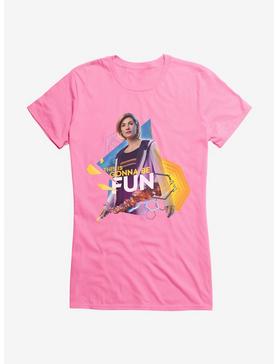 Doctor Who Thirteenth Doctor Gonna Be Fun Girls T-Shirt, CHARITY PINK, hi-res
