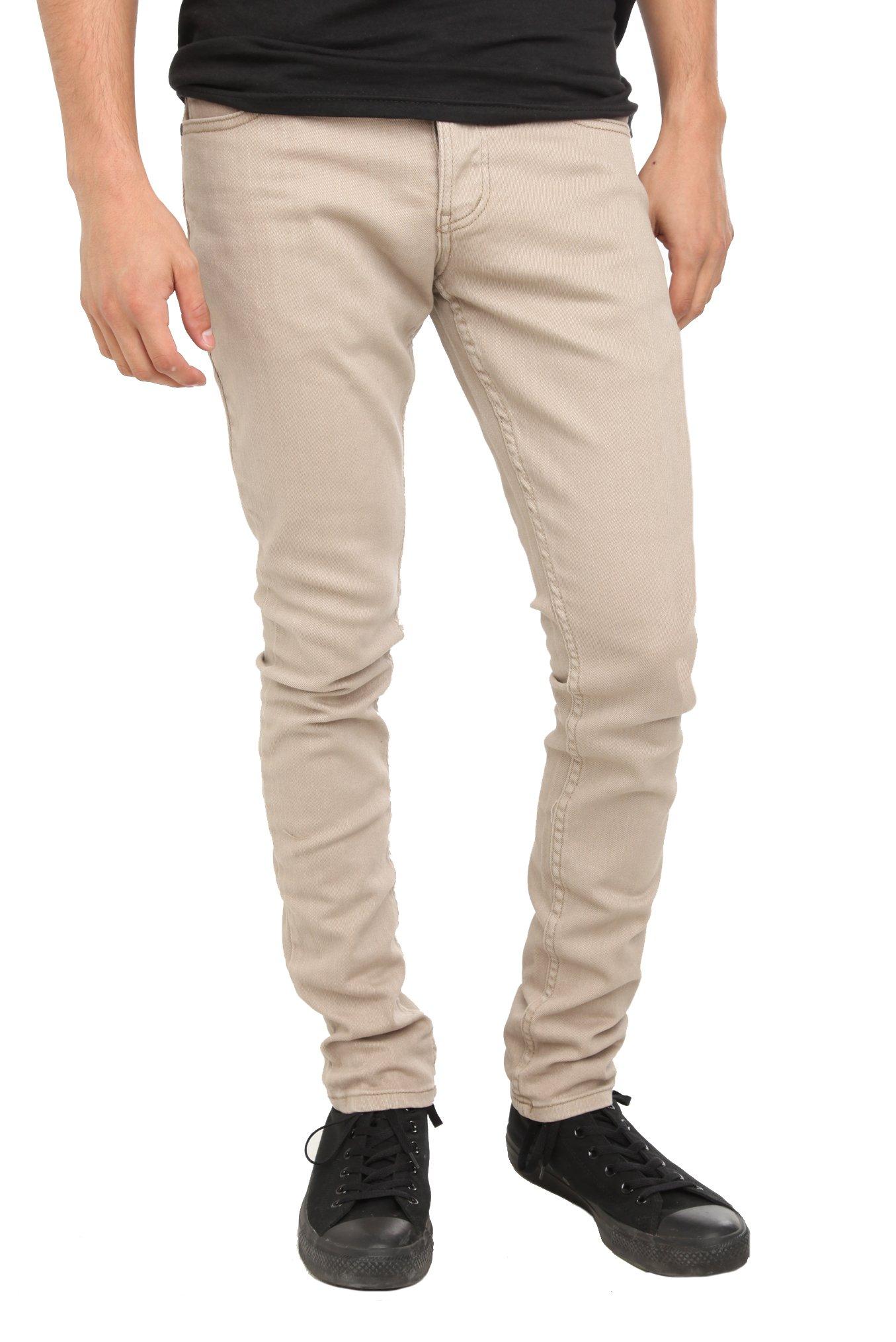 XXX RUDE Khaki Skinny Fit Jeans | Hot Topic