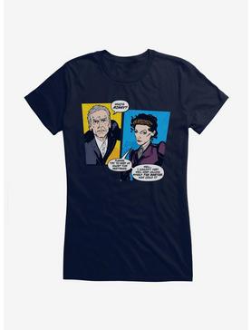 Doctor Who Twelfth Doctor Missy Short For Mistress Comic Girls T-Shirt, NAVY, hi-res