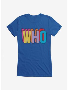 Doctor Who Thirteenth Doctor Who Block Script Girls T-Shirt, , hi-res