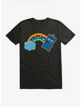 Doctor Who Thirteenth Doctor Distressed TARDIS Rainbow T-Shirt, , hi-res