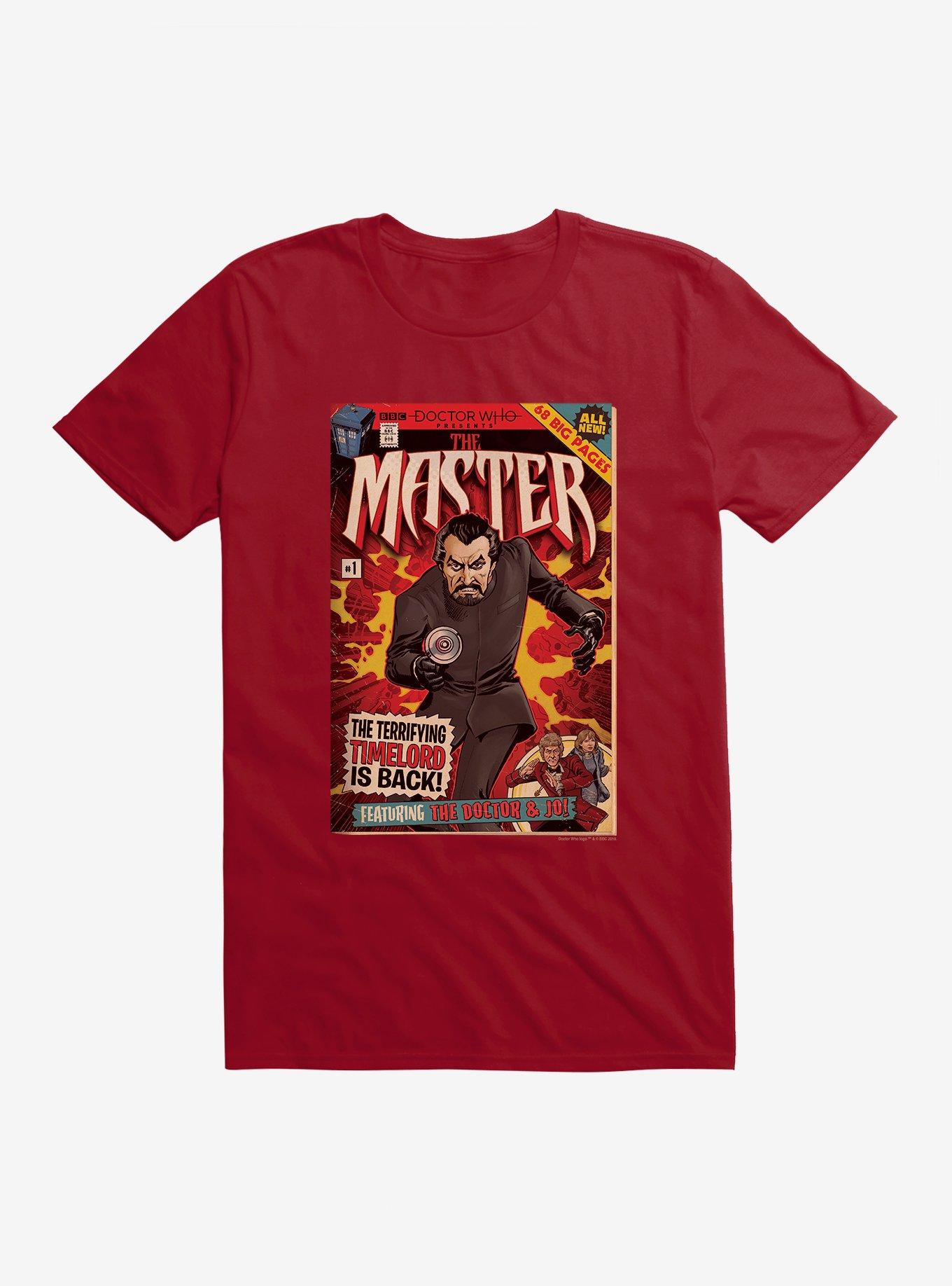 Doctor Who Terrifying Time Lord Comic T-Shirt, , hi-res