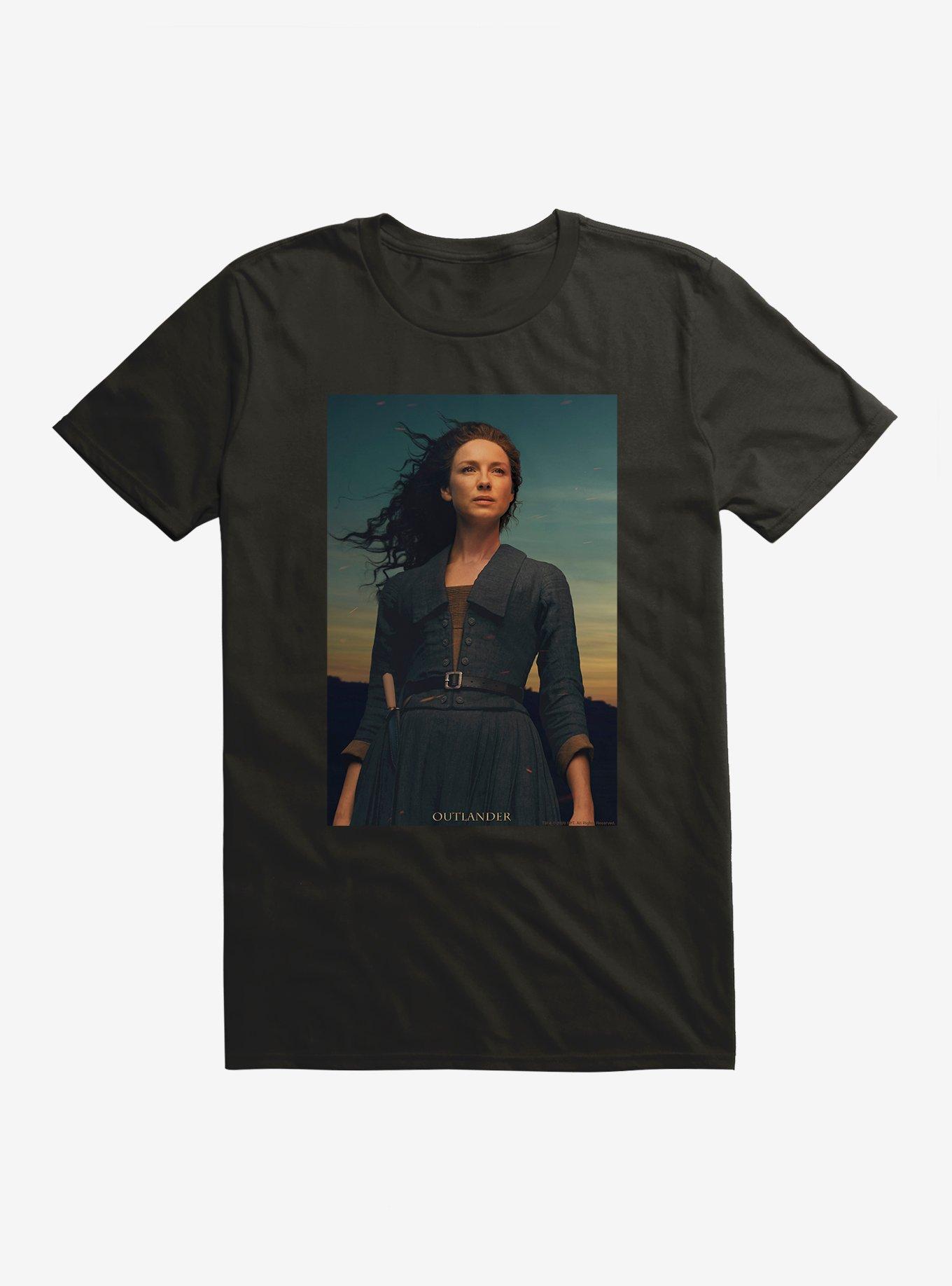 Outlander Claire T-shirt, BLACK, hi-res