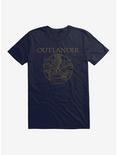Outlander Crown Crest T-shirt, NAVY, hi-res