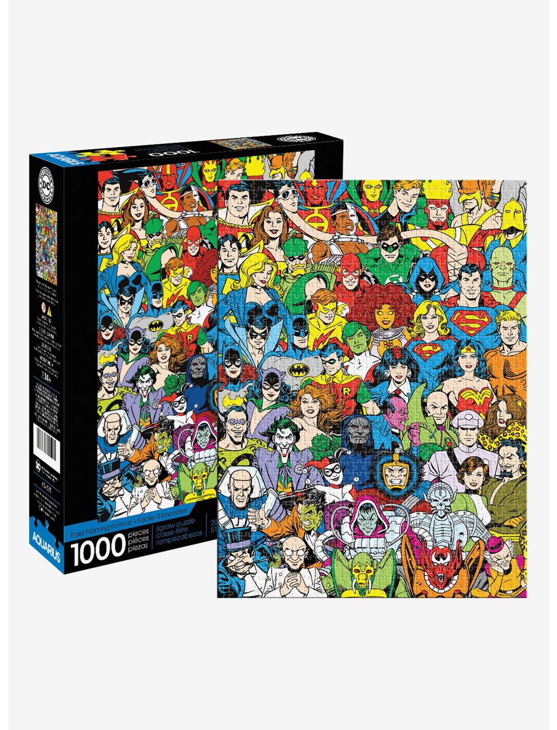 DC Comics Retro Cast 1000-Piece Puzzle, , hi-res