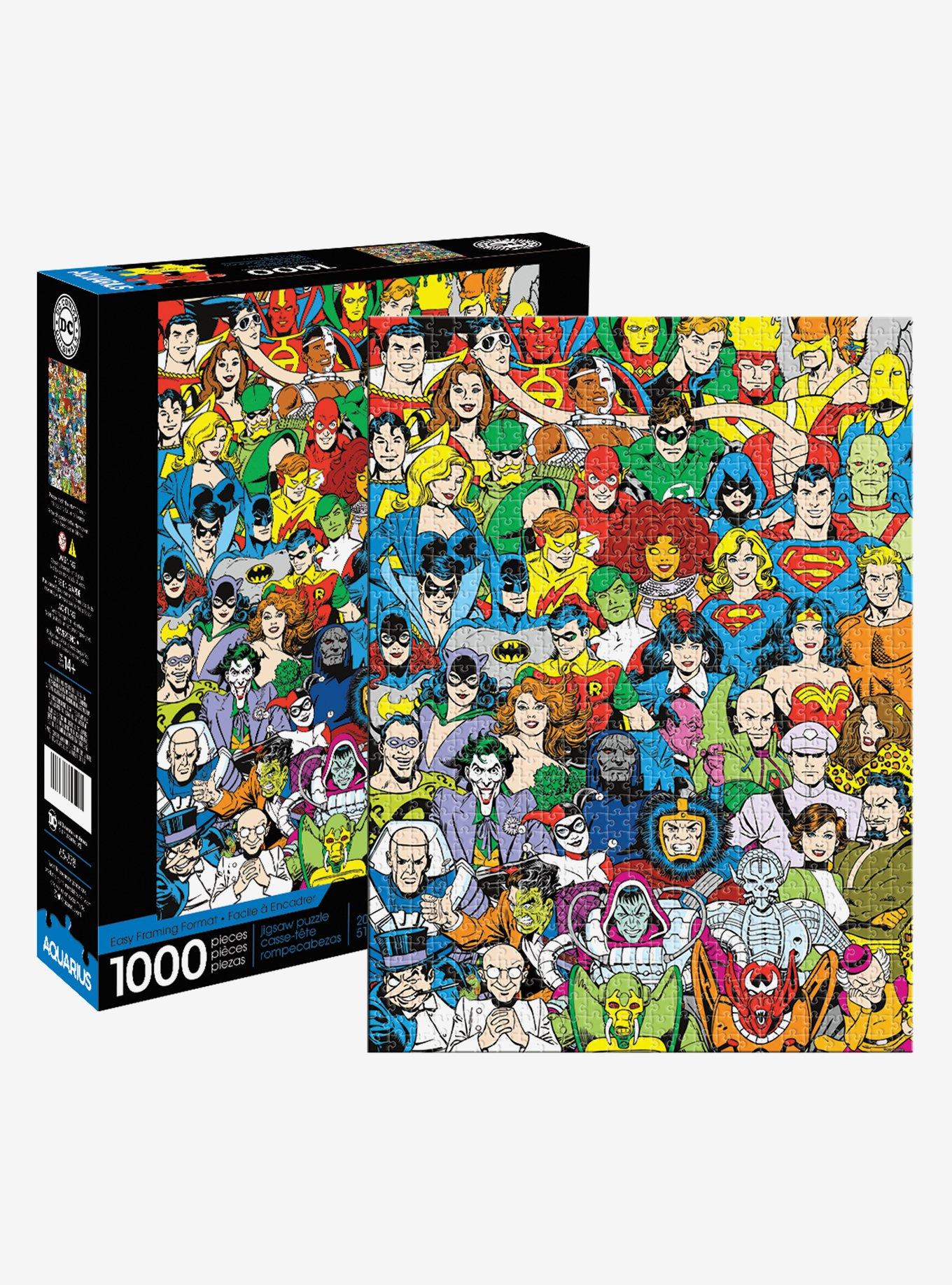DC Comics Retro Cast 1000-Piece Puzzle, , hi-res