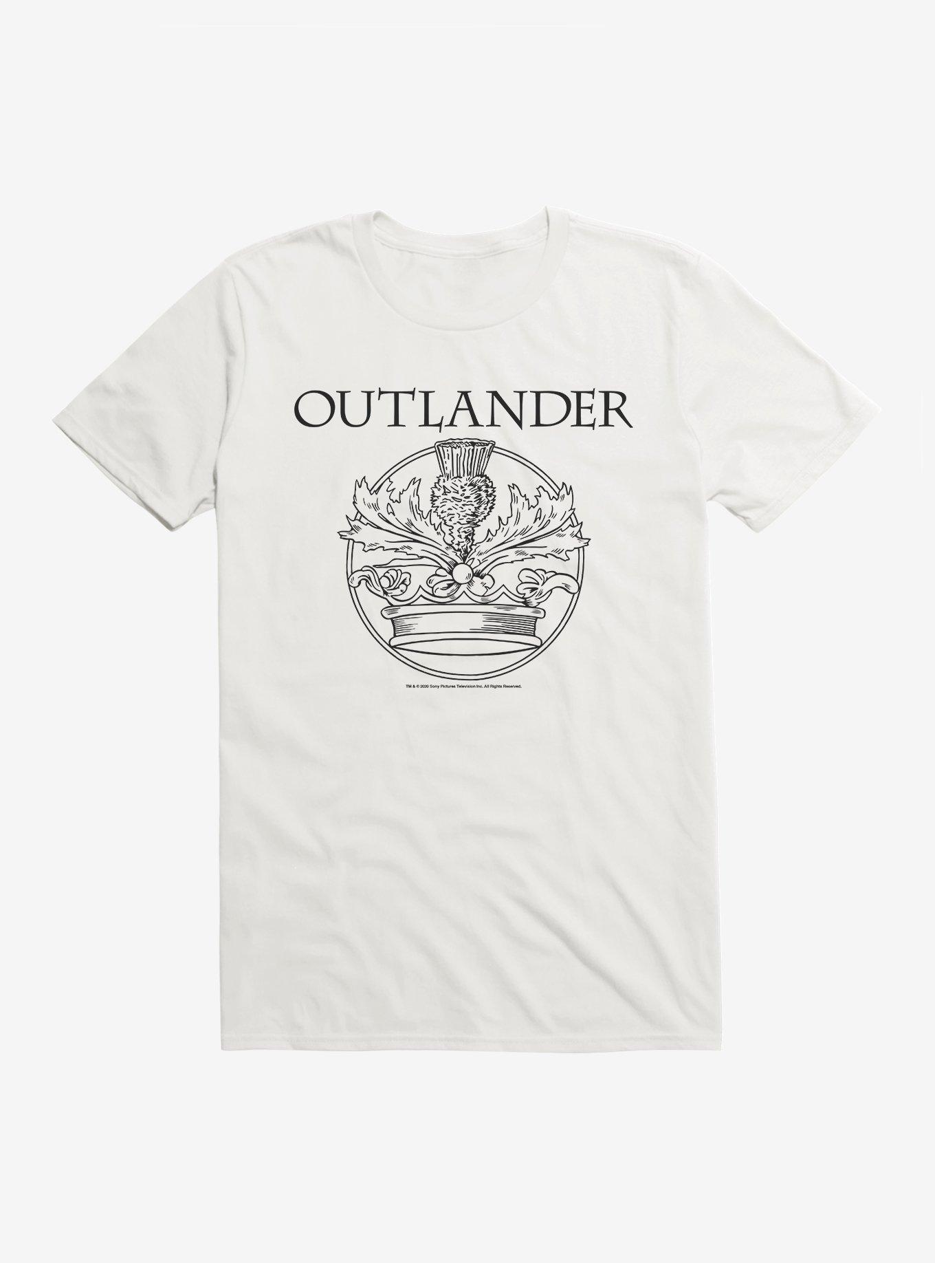 Outlander Crown Crest T-shirt, , hi-res