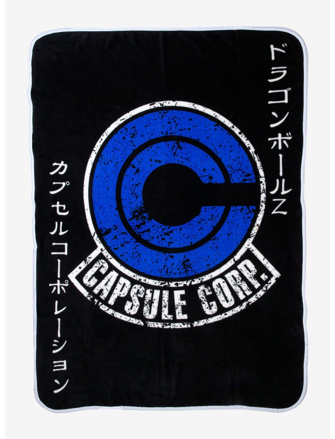 Dragon Ball Z Capsule Corp. Throw Blanket, , hi-res