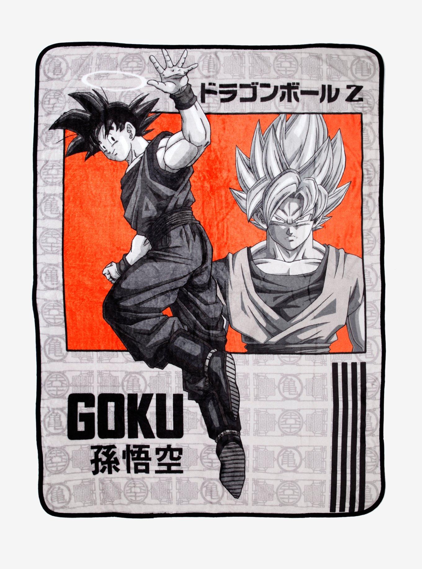 Dragon Ball Z Goku Throw Blanket, , hi-res