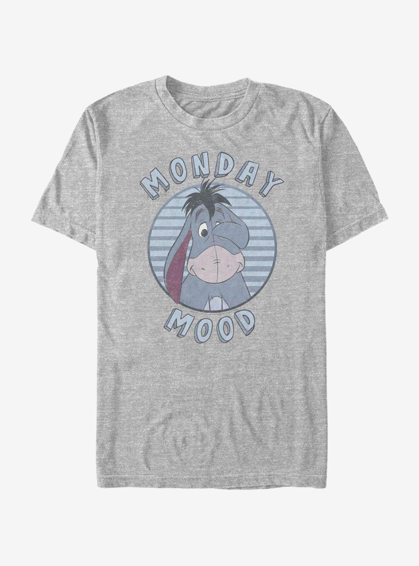 Disney Winnie The Pooh Monday Mood Eeyore T-Shirt, ATH HTR, hi-res