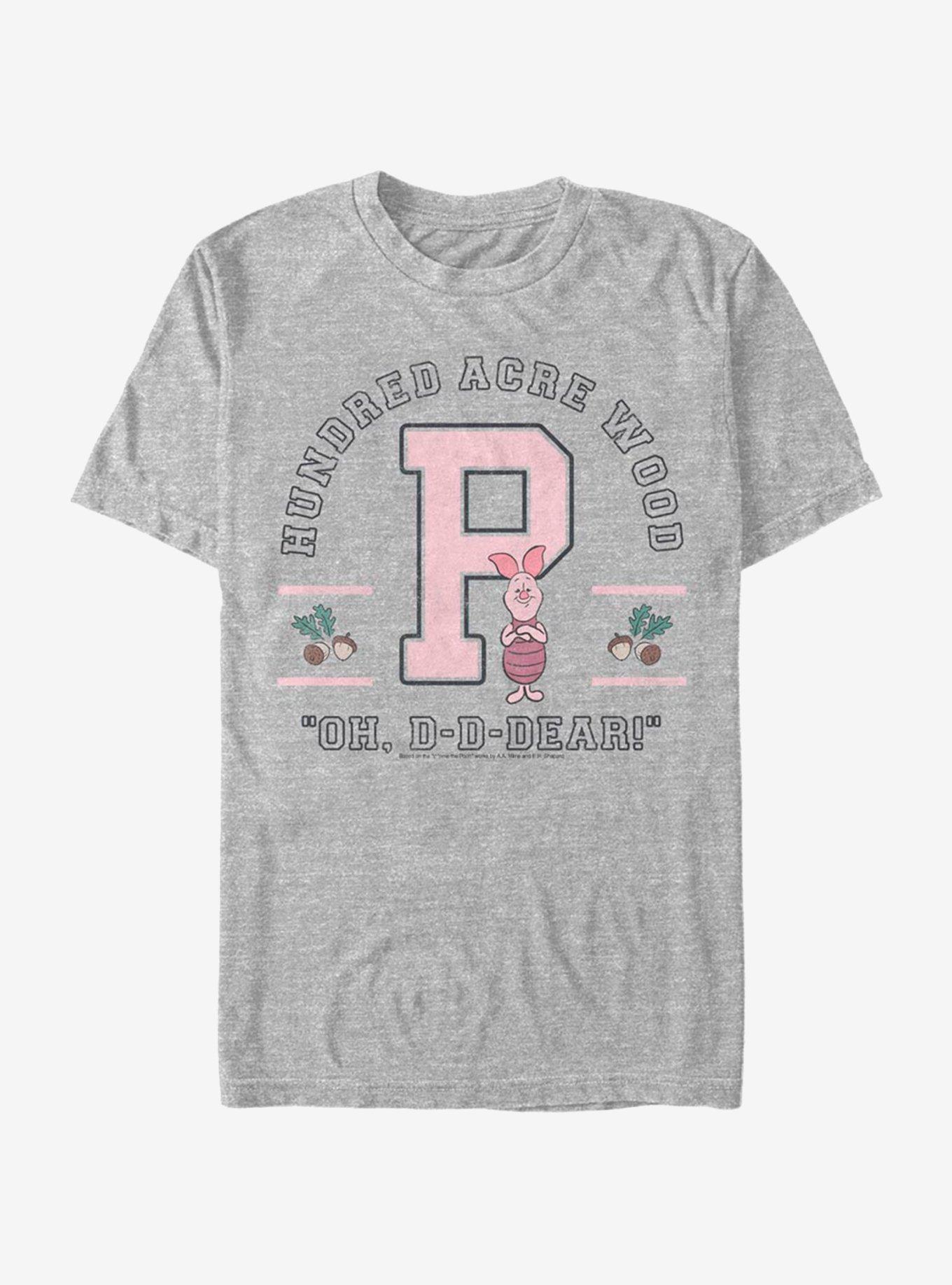 Disney Winnie The Pooh Piglet Collegiate T-Shirt, , hi-res