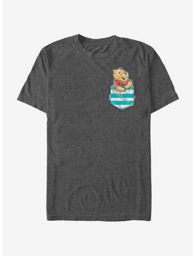 Disney Winnie The Pooh Faux Pocket Winnie T-Shirt, CHAR HTR, hi-res