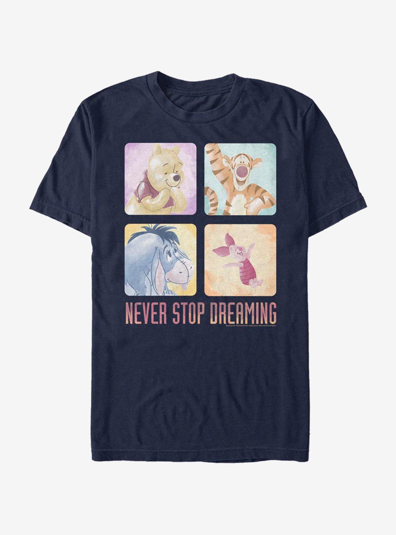 Disney Winnie The Pooh Never Stop Dreaming T-Shirt, NAVY, hi-res